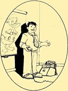 Cartoon of Christopher Couch